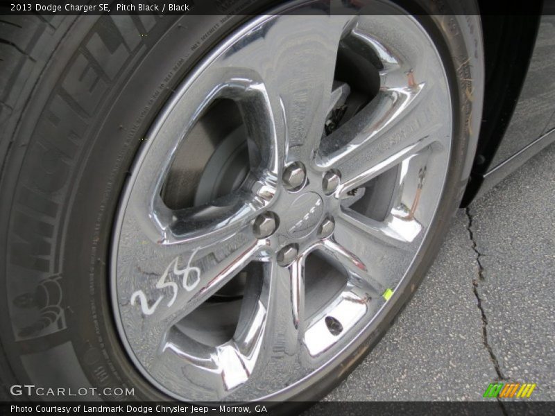 Pitch Black / Black 2013 Dodge Charger SE