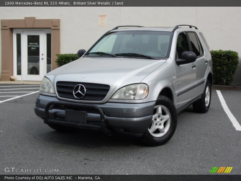 Brilliant Silver Metallic / Sand 1999 Mercedes-Benz ML 320 4Matic