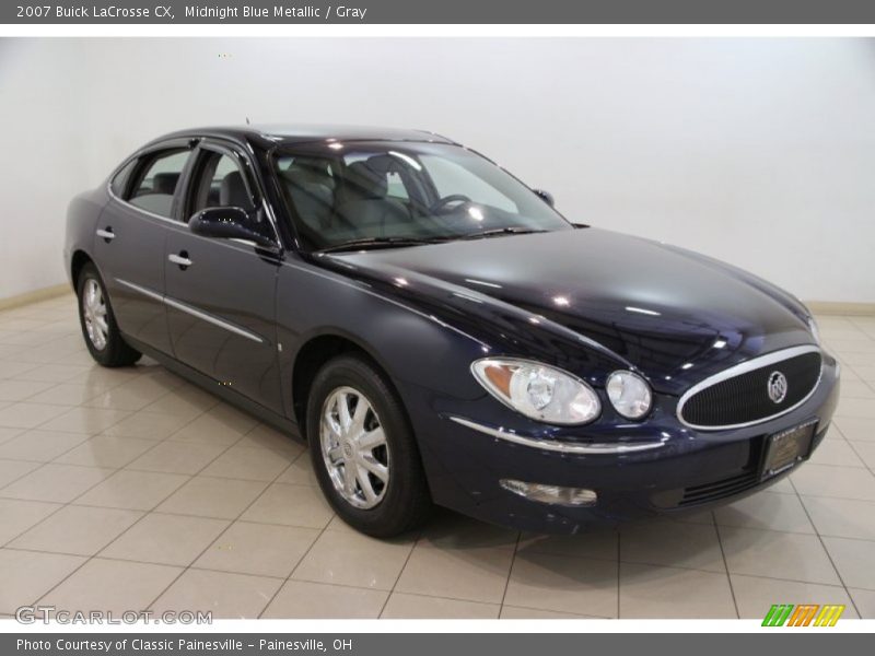 Midnight Blue Metallic / Gray 2007 Buick LaCrosse CX