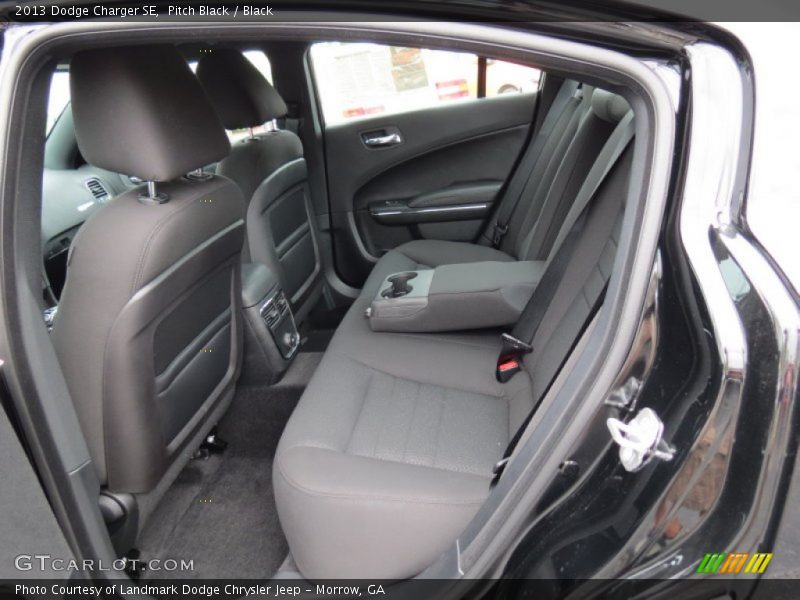 Pitch Black / Black 2013 Dodge Charger SE