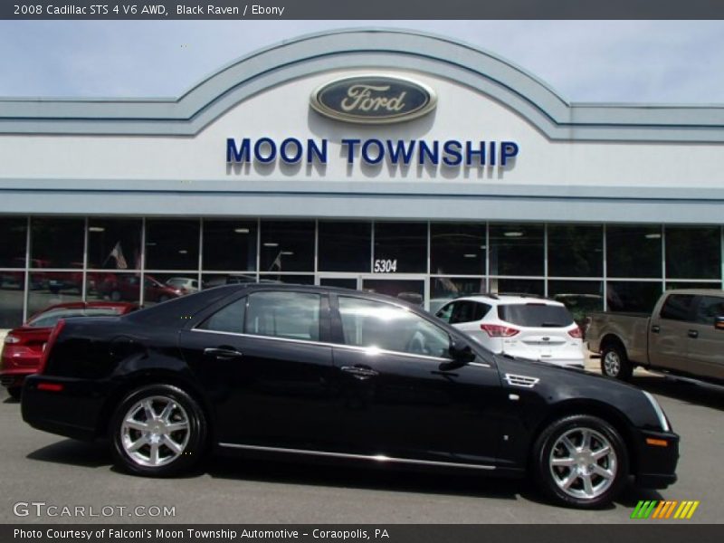 Black Raven / Ebony 2008 Cadillac STS 4 V6 AWD