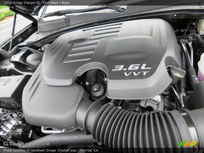 Pitch Black / Black 2013 Dodge Charger SE
