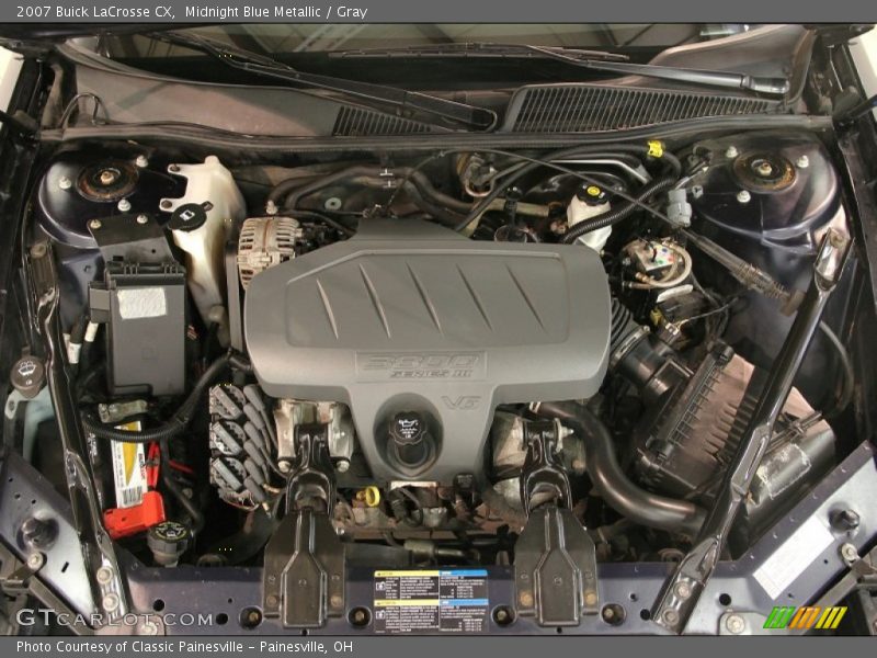 Midnight Blue Metallic / Gray 2007 Buick LaCrosse CX