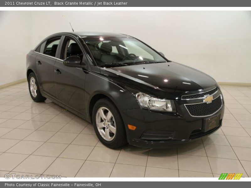 Black Granite Metallic / Jet Black Leather 2011 Chevrolet Cruze LT