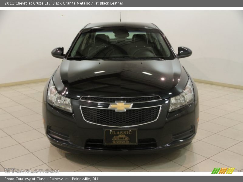 Black Granite Metallic / Jet Black Leather 2011 Chevrolet Cruze LT