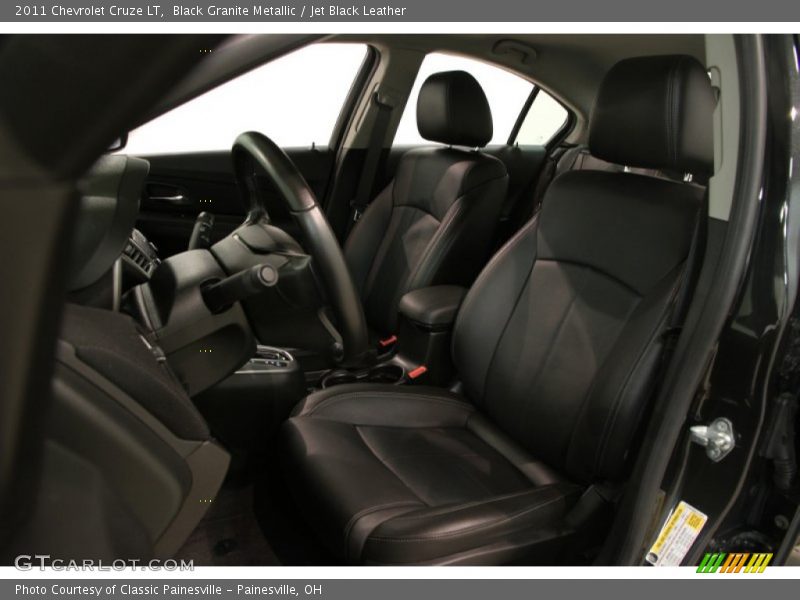 Black Granite Metallic / Jet Black Leather 2011 Chevrolet Cruze LT