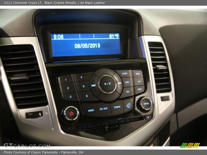 Black Granite Metallic / Jet Black Leather 2011 Chevrolet Cruze LT