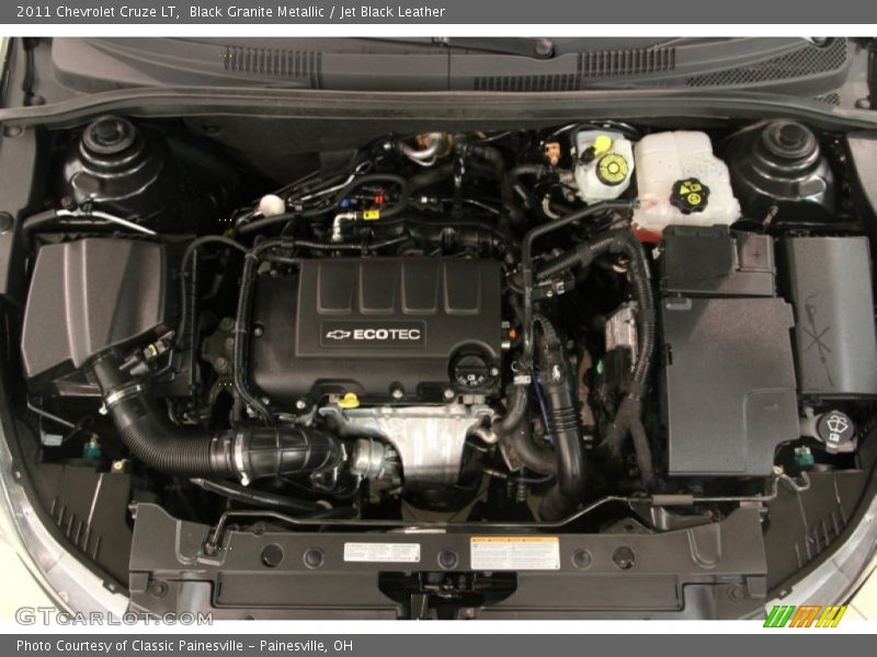 Black Granite Metallic / Jet Black Leather 2011 Chevrolet Cruze LT