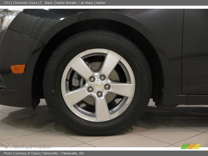 Black Granite Metallic / Jet Black Leather 2011 Chevrolet Cruze LT