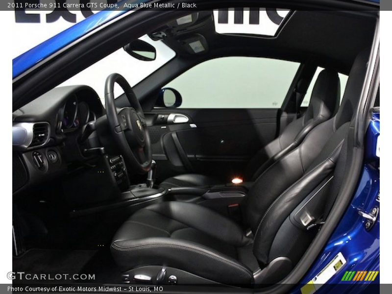  2011 911 Carrera GTS Coupe Black Interior