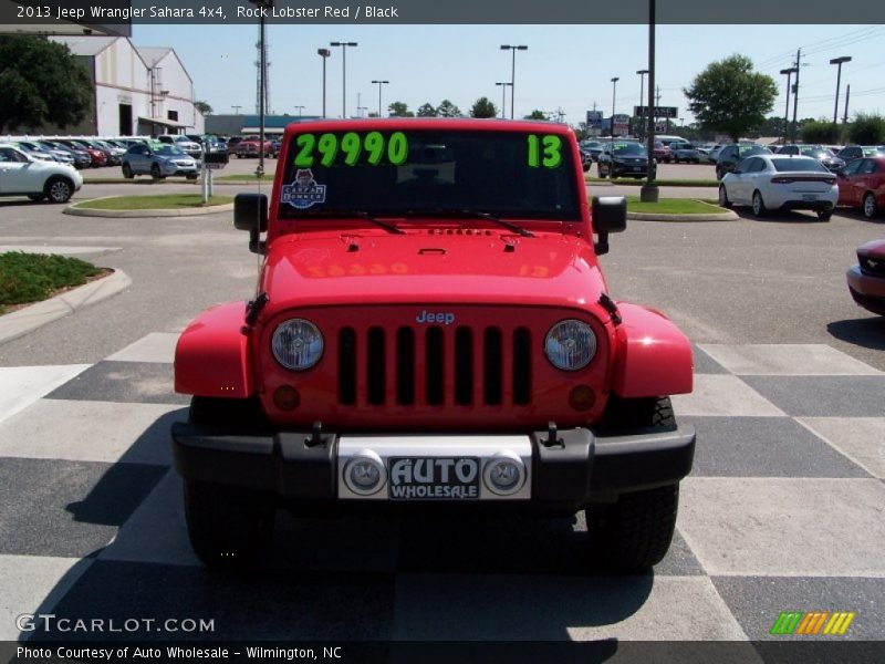 Rock Lobster Red / Black 2013 Jeep Wrangler Sahara 4x4