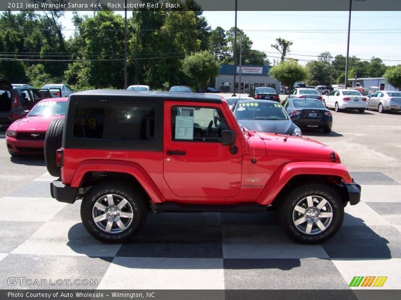Rock Lobster Red / Black 2013 Jeep Wrangler Sahara 4x4