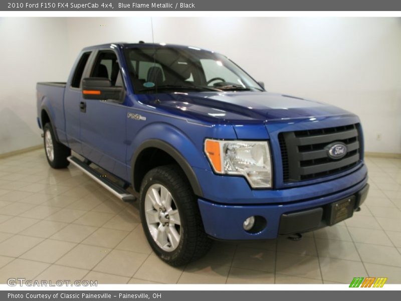 Blue Flame Metallic / Black 2010 Ford F150 FX4 SuperCab 4x4