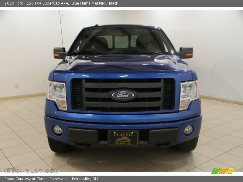 Blue Flame Metallic / Black 2010 Ford F150 FX4 SuperCab 4x4