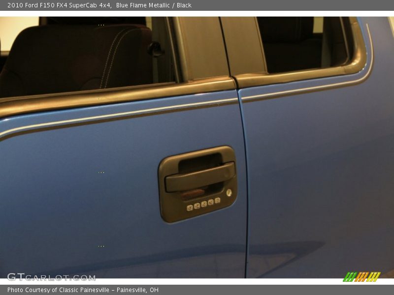 Blue Flame Metallic / Black 2010 Ford F150 FX4 SuperCab 4x4