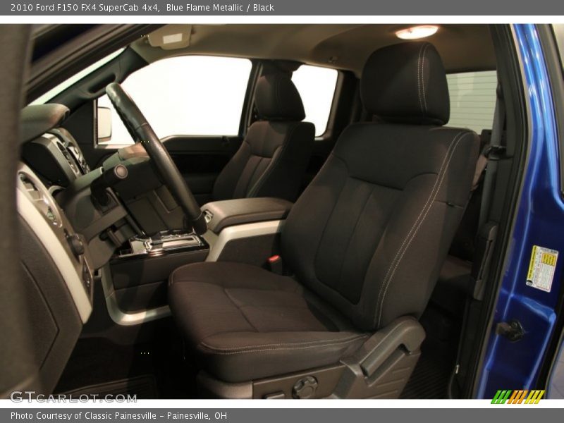Blue Flame Metallic / Black 2010 Ford F150 FX4 SuperCab 4x4