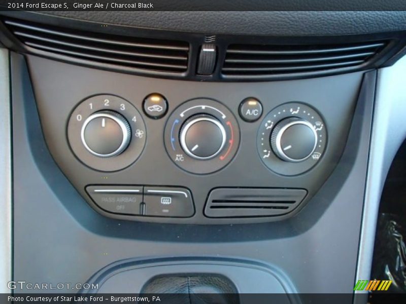 Ginger Ale / Charcoal Black 2014 Ford Escape S