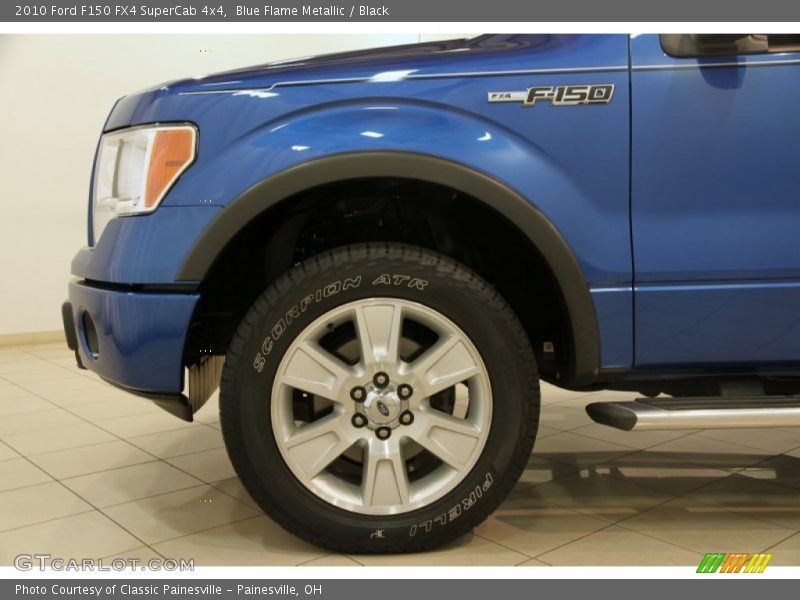 Blue Flame Metallic / Black 2010 Ford F150 FX4 SuperCab 4x4