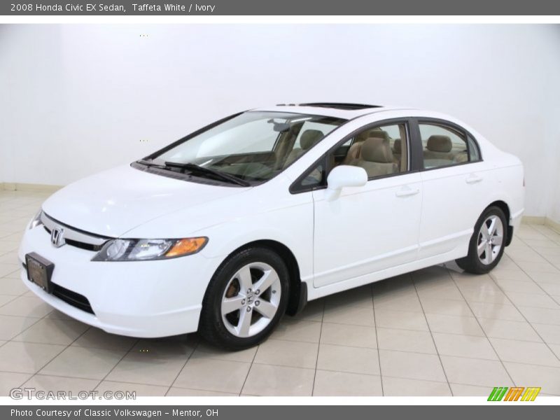 Taffeta White / Ivory 2008 Honda Civic EX Sedan