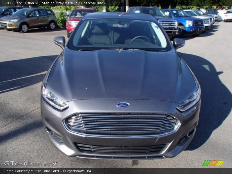 Sterling Gray Metallic / Charcoal Black 2013 Ford Fusion SE