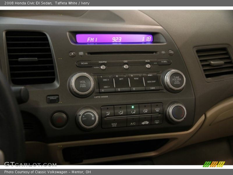 Taffeta White / Ivory 2008 Honda Civic EX Sedan