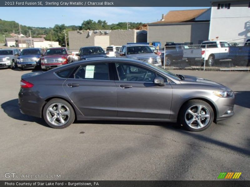 Sterling Gray Metallic / Charcoal Black 2013 Ford Fusion SE