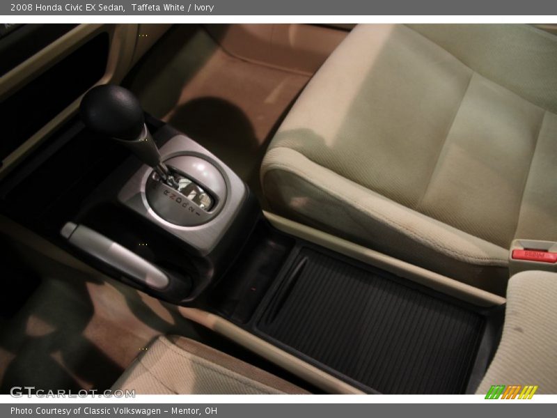 Taffeta White / Ivory 2008 Honda Civic EX Sedan