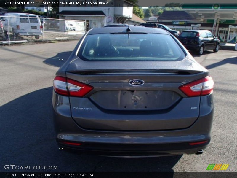 Sterling Gray Metallic / Charcoal Black 2013 Ford Fusion SE