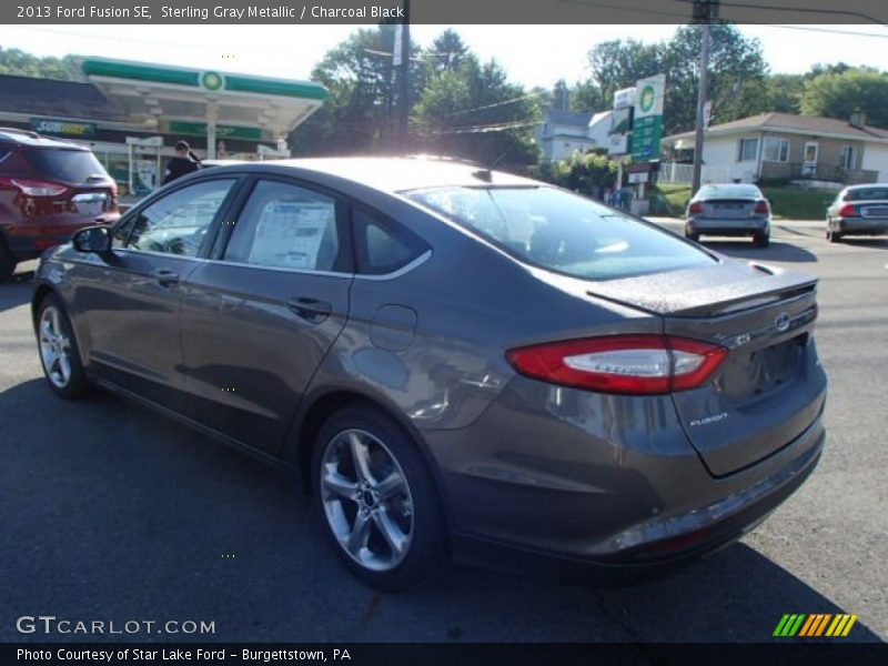 Sterling Gray Metallic / Charcoal Black 2013 Ford Fusion SE