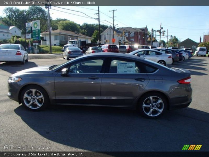 Sterling Gray Metallic / Charcoal Black 2013 Ford Fusion SE