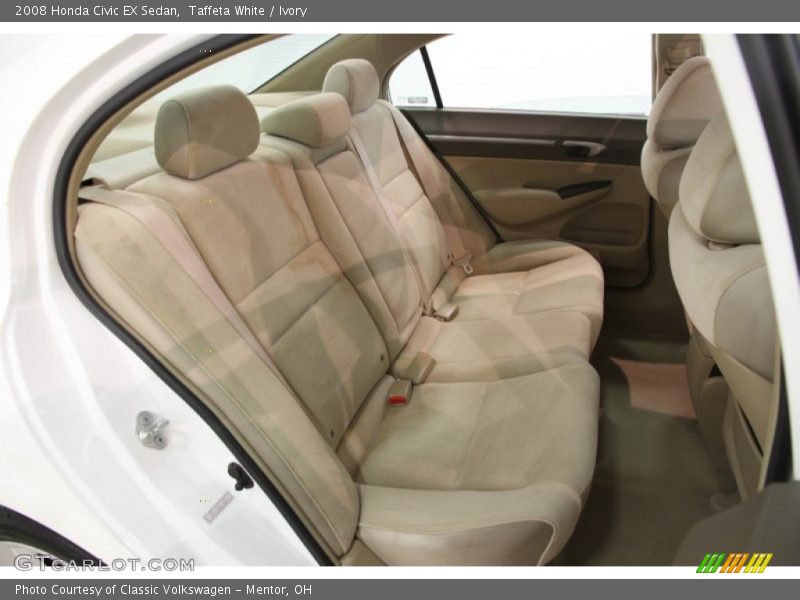 Taffeta White / Ivory 2008 Honda Civic EX Sedan