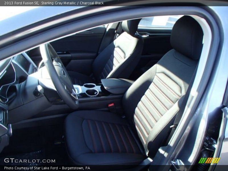 Sterling Gray Metallic / Charcoal Black 2013 Ford Fusion SE