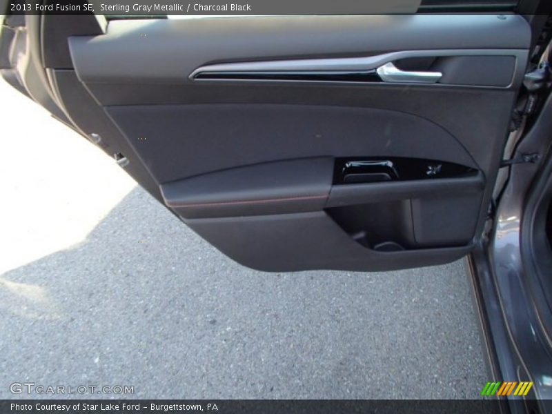 Sterling Gray Metallic / Charcoal Black 2013 Ford Fusion SE