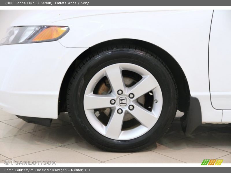 Taffeta White / Ivory 2008 Honda Civic EX Sedan