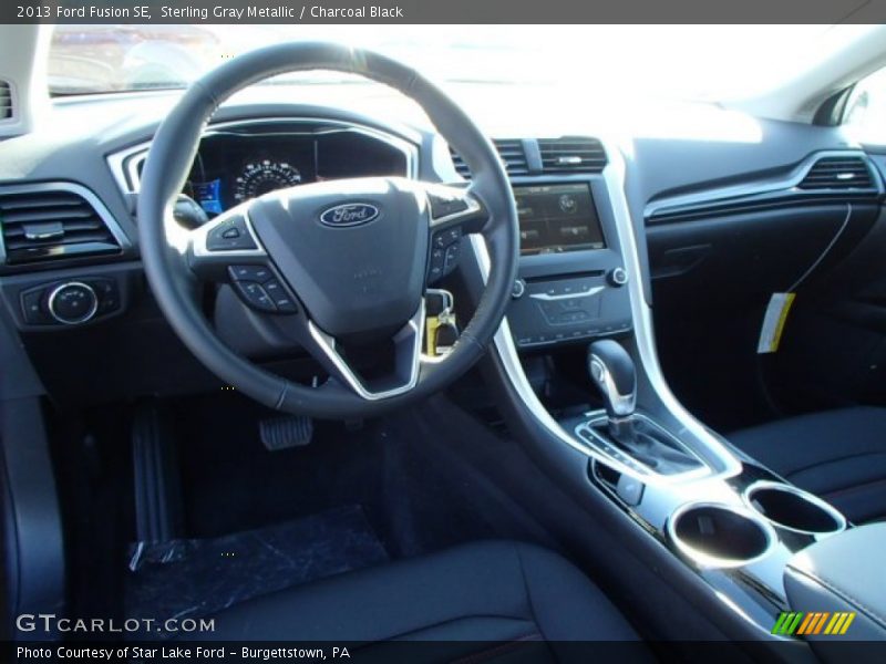 Sterling Gray Metallic / Charcoal Black 2013 Ford Fusion SE