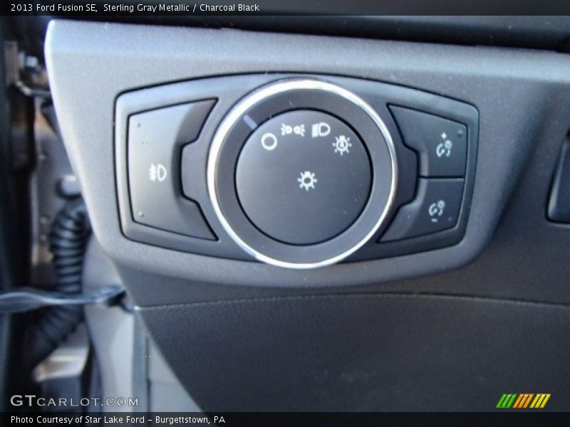 Sterling Gray Metallic / Charcoal Black 2013 Ford Fusion SE