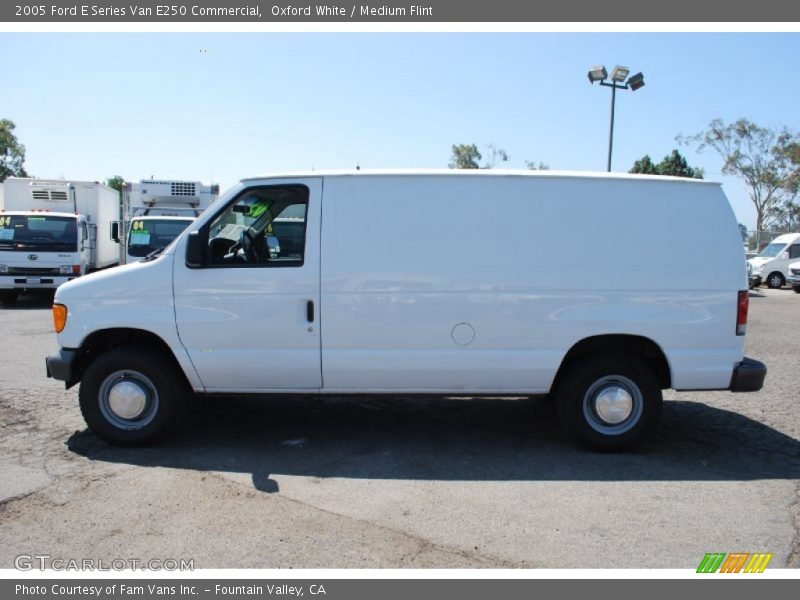 Oxford White / Medium Flint 2005 Ford E Series Van E250 Commercial