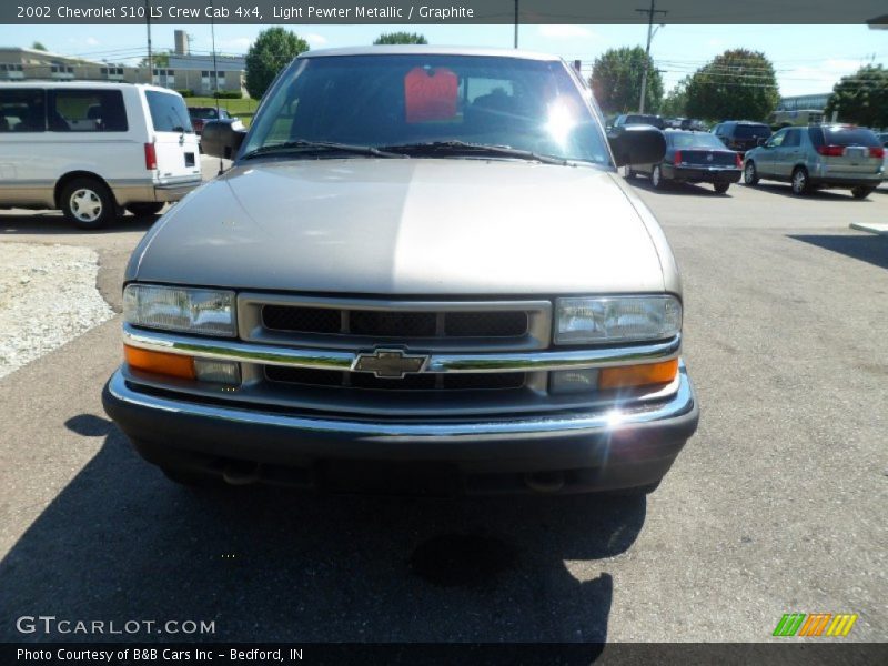 Light Pewter Metallic / Graphite 2002 Chevrolet S10 LS Crew Cab 4x4