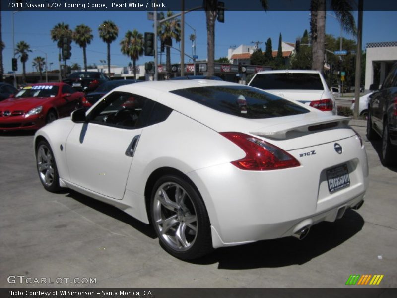 Pearl White / Black 2011 Nissan 370Z Touring Coupe