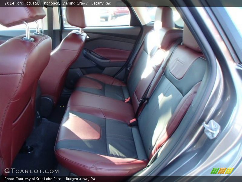 Rear Seat of 2014 Focus SE Hatchback