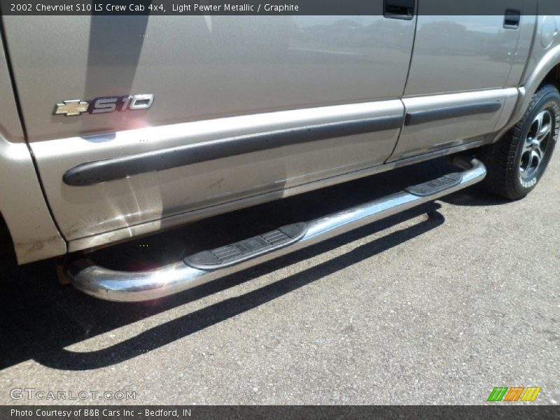 Light Pewter Metallic / Graphite 2002 Chevrolet S10 LS Crew Cab 4x4