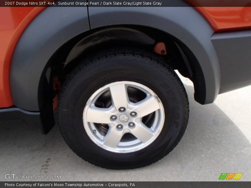 Sunburst Orange Pearl / Dark Slate Gray/Light Slate Gray 2007 Dodge Nitro SXT 4x4