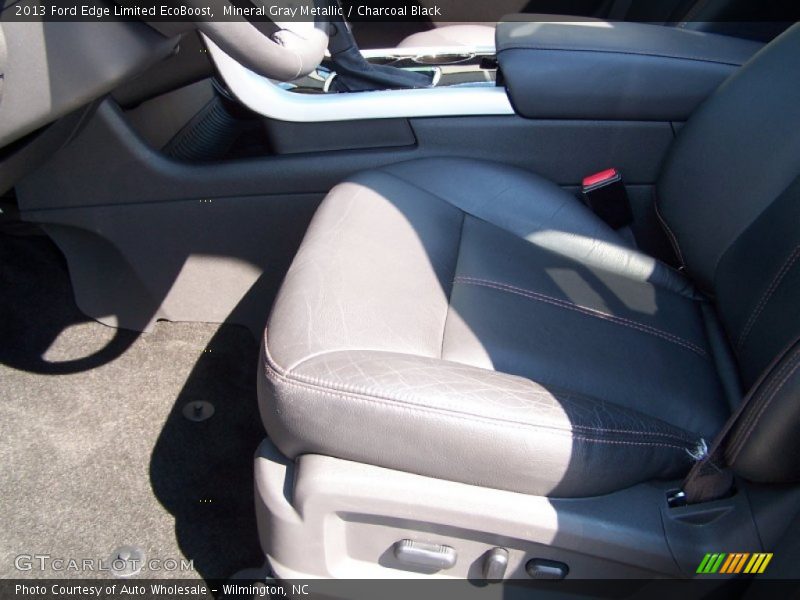Mineral Gray Metallic / Charcoal Black 2013 Ford Edge Limited EcoBoost
