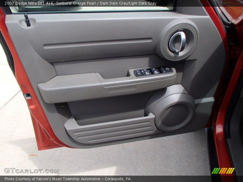 Sunburst Orange Pearl / Dark Slate Gray/Light Slate Gray 2007 Dodge Nitro SXT 4x4