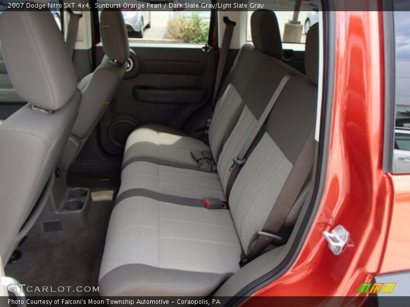 Sunburst Orange Pearl / Dark Slate Gray/Light Slate Gray 2007 Dodge Nitro SXT 4x4