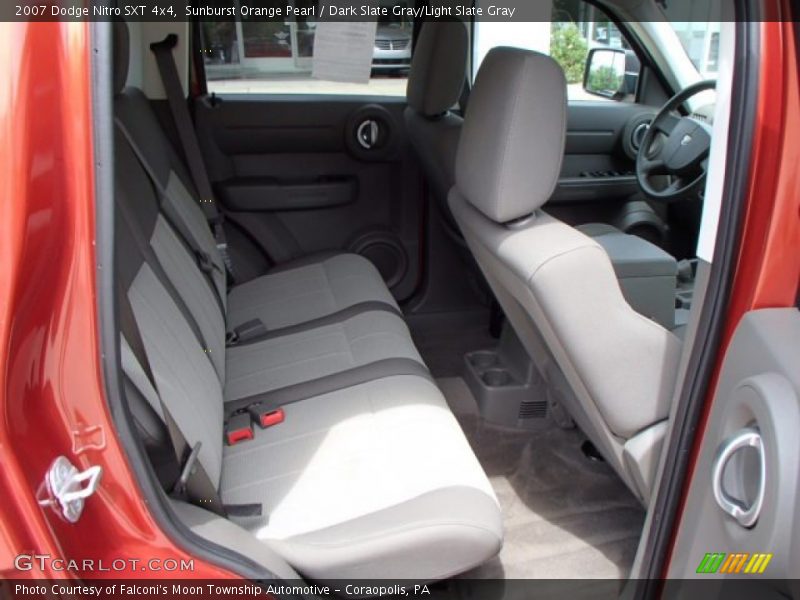 Sunburst Orange Pearl / Dark Slate Gray/Light Slate Gray 2007 Dodge Nitro SXT 4x4