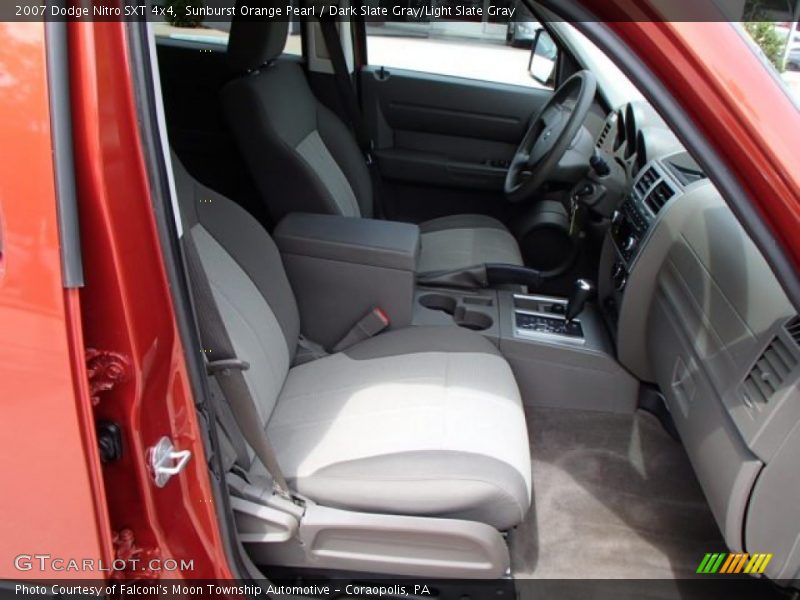 Sunburst Orange Pearl / Dark Slate Gray/Light Slate Gray 2007 Dodge Nitro SXT 4x4