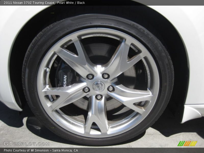 Pearl White / Black 2011 Nissan 370Z Touring Coupe