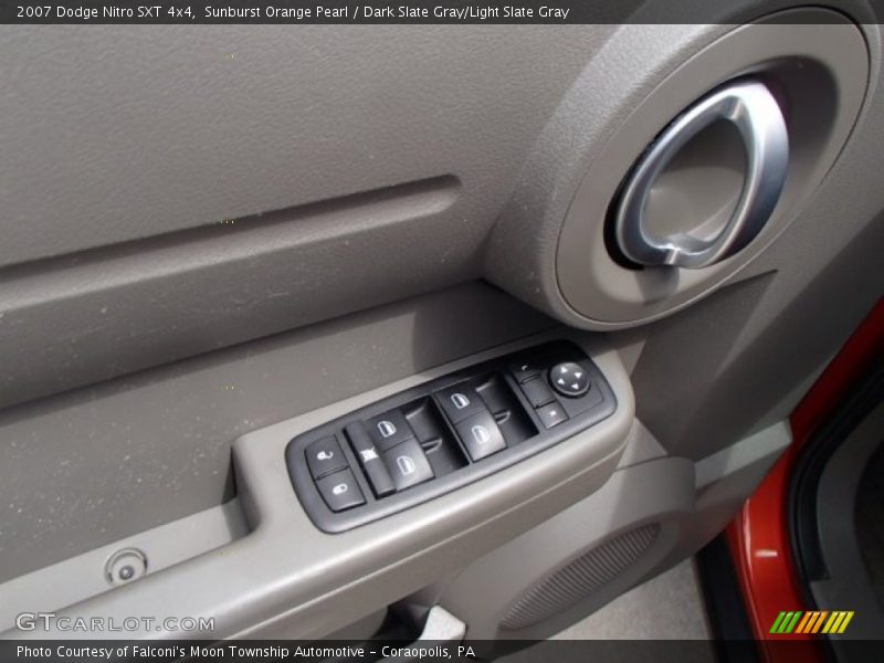 Sunburst Orange Pearl / Dark Slate Gray/Light Slate Gray 2007 Dodge Nitro SXT 4x4