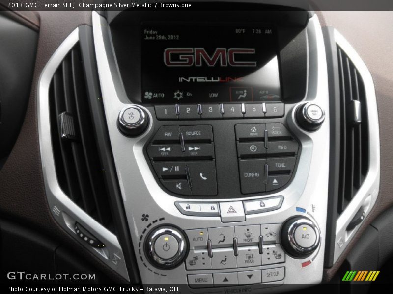 Champagne Silver Metallic / Brownstone 2013 GMC Terrain SLT